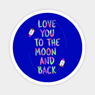 I Love You to the Moon and Back Autism awareness Magnet